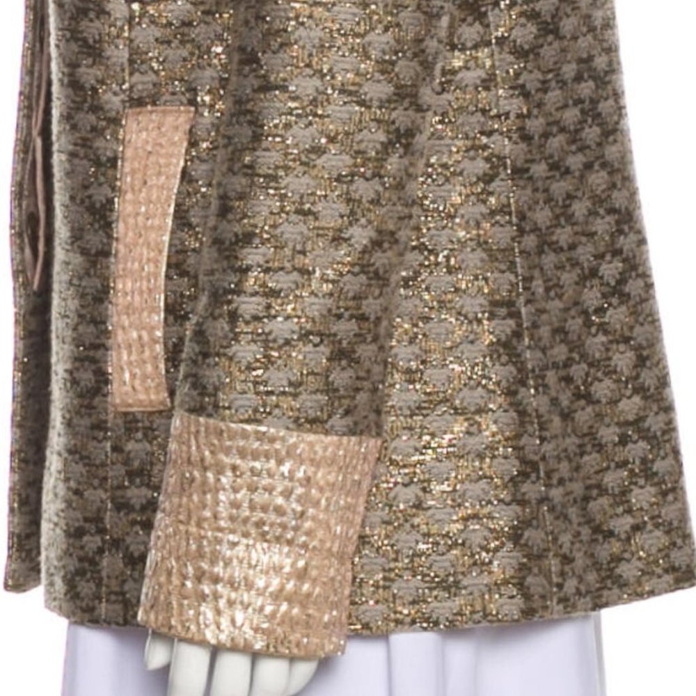 MATTHEW WILLIAMSON Printed Button-Up Blazer - Picture 7 of 7